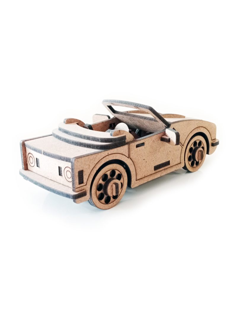 Araba Ahşap 3d Puzzle
